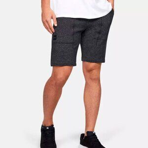 Under Armour Men's UA Speckle Terry Shorts 1347284-001 Black Size XXL NWT
